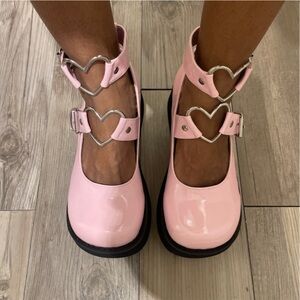 Brand new pink patent cry baby Mary Janes Sz 8